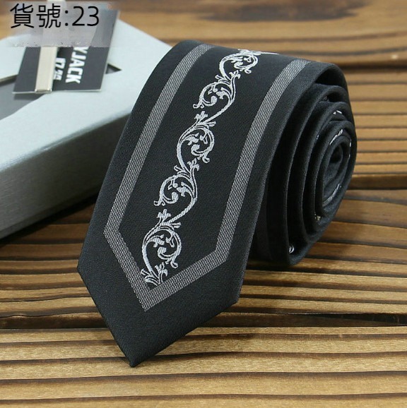 Hot recommendation: 6cm narrow positioning jacquard tie (item number: 23)