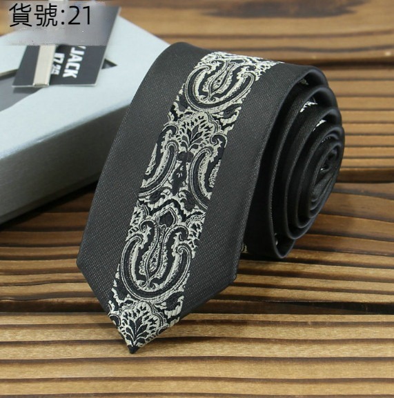 Hot recommendation: 6cm narrow positioning jacquard tie (item number: 21)