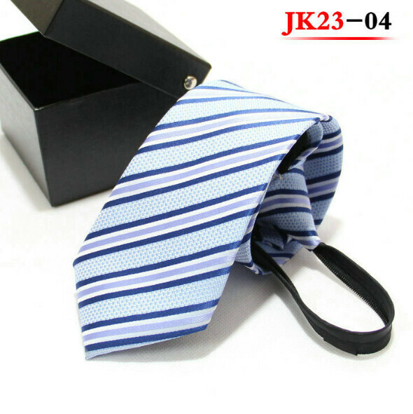 Hot recommendation 8cm knot-free zipper tie (JK23-04)