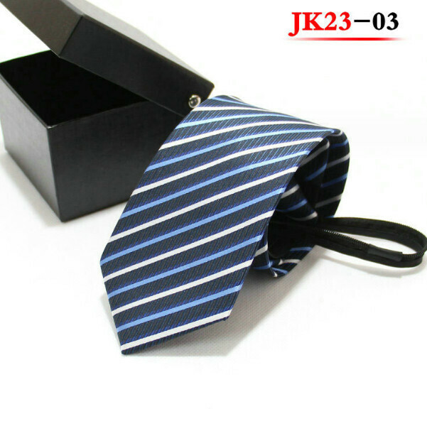 Hot recommendation 8cm knot-free zipper tie (JK23-03)