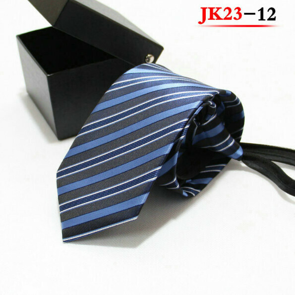 Hot recommendation 8cm knot-free zipper tie (JK23-12)