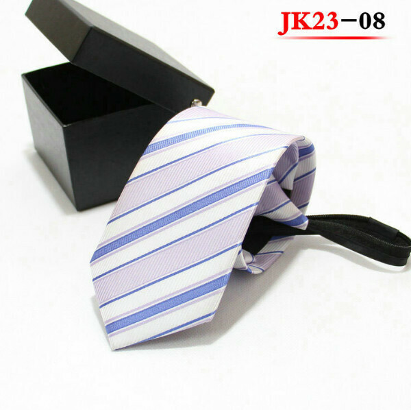 Hot recommendation 8cm knot-free zipper tie (JK23-08)