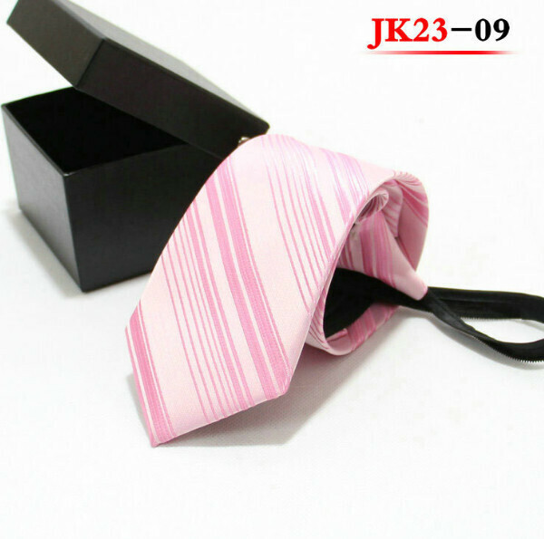 Hot recommendation 8cm knot-free zipper tie (JK23-09)