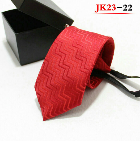 Hot recommendation 8cm knot-free zipper tie (JK23-22)