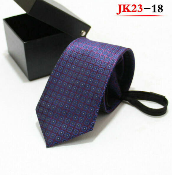 Hot recommendation 8cm knot-free zipper tie (JK23-18)