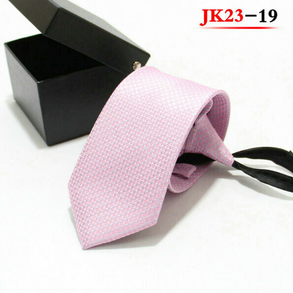 Hot recommendation 8cm knot-free zipper tie (JK23-19)