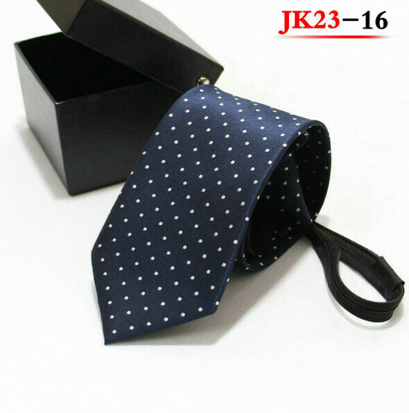 Hot recommendation 8cm knot-free zipper tie (JK23-16)