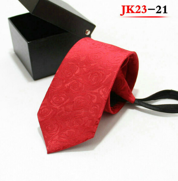 Hot recommendation 8cm knot-free zipper tie (JK23-21)