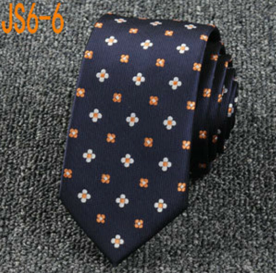 Hot recommendation 6cm narrow tie casual British style tie (JS6-6)