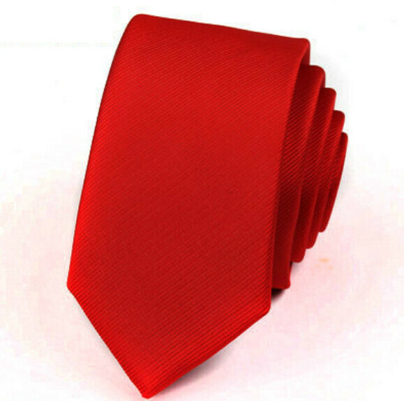 Hot Recommended Fashionable British Casual Tie (Red Pinstripes)
