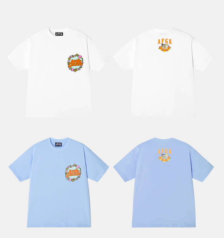 AFGK 胸口花環刺繡LOGO 短T A FEW GOOD KIDS