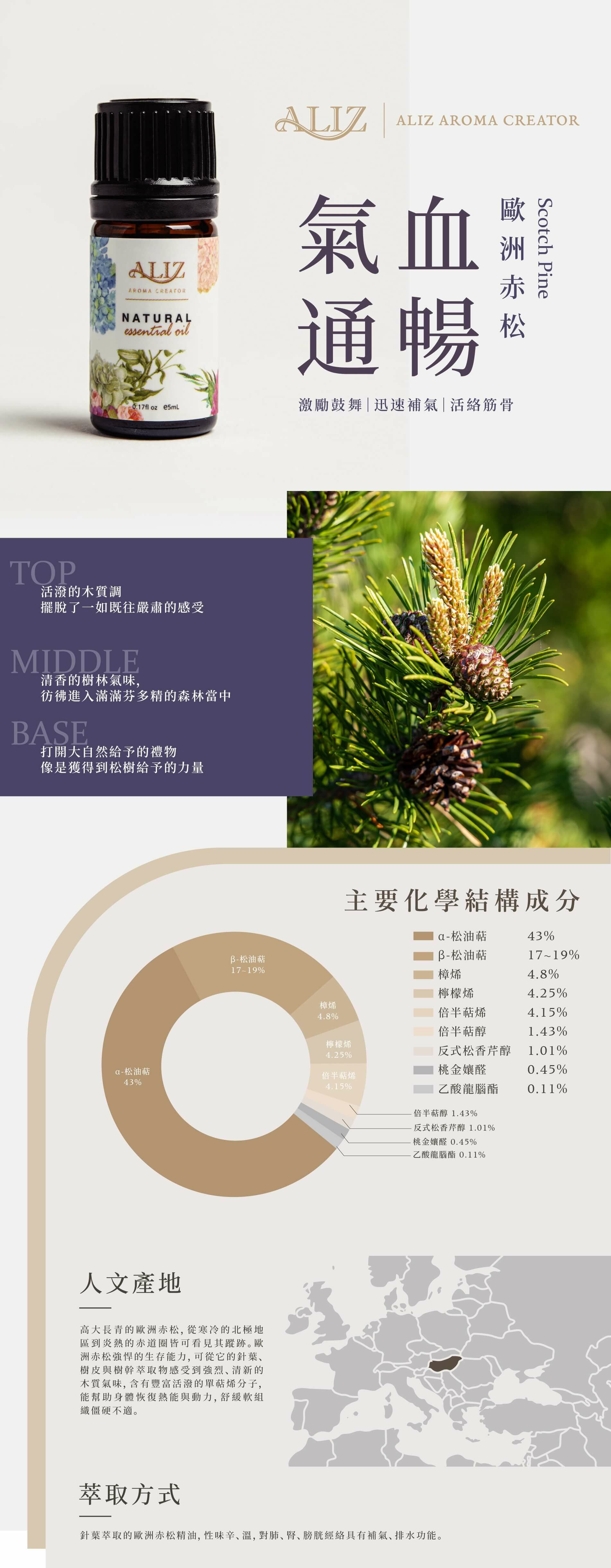 歐洲赤松精油產品資訊