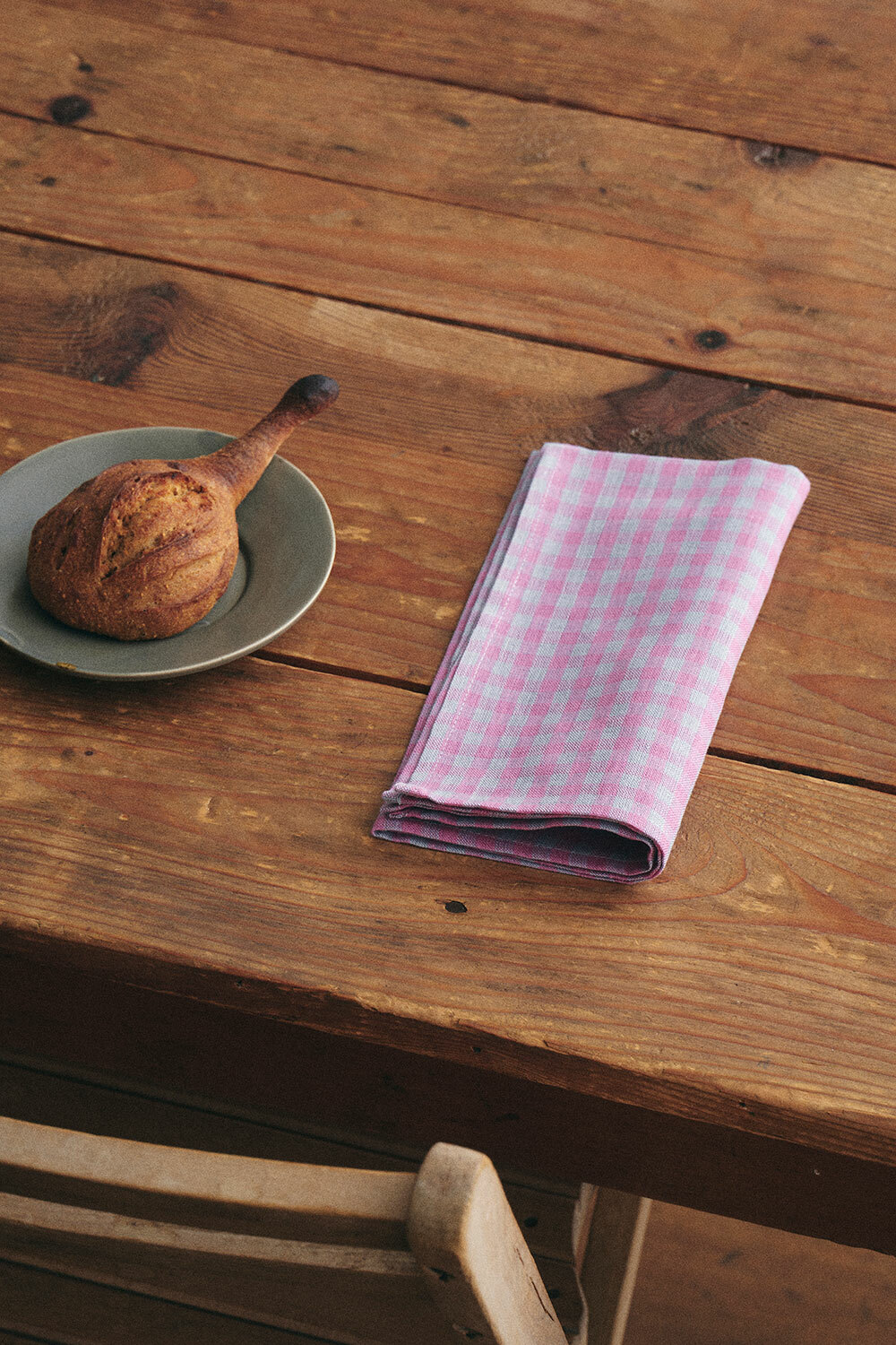 fog-亞麻餐巾 / 初荷紅嘉頓格紋