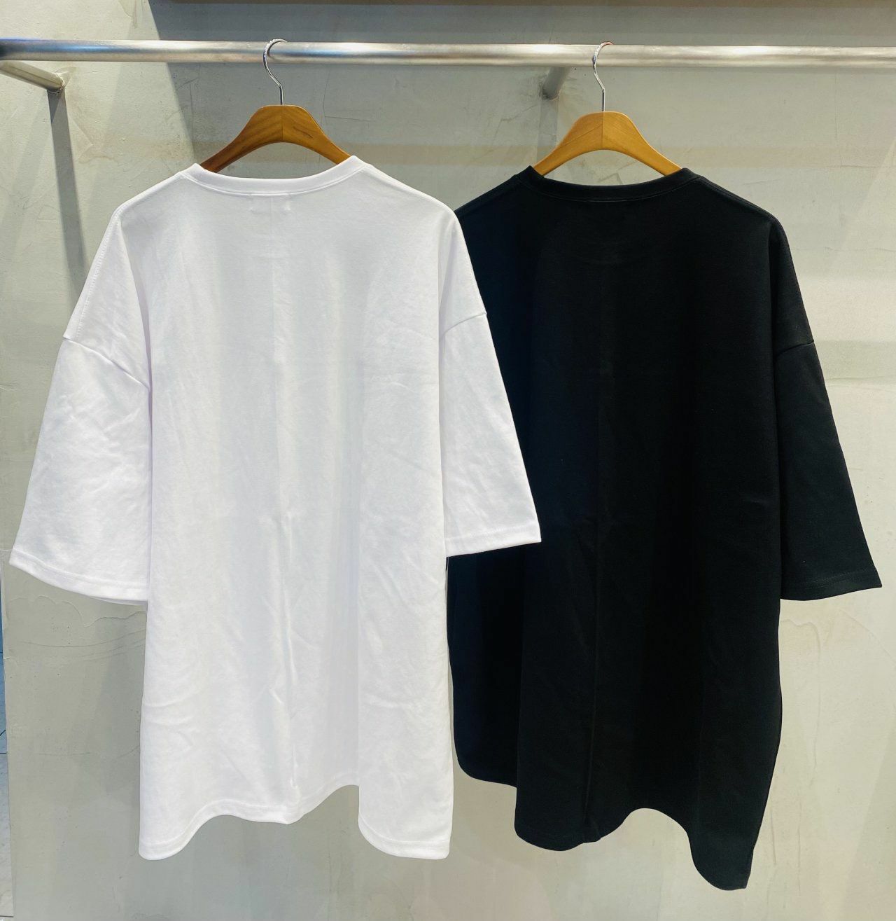 OverSize橫線圖案短袖Tee UNSTANDARD-084T