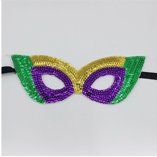 Makeup Party Headband Feather Hair Ornament Headgear (Sequin Purple B Type)