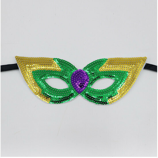 Makeup Party Headband Feather Hair Ornament Headpiece (Sequin Green C Type)
