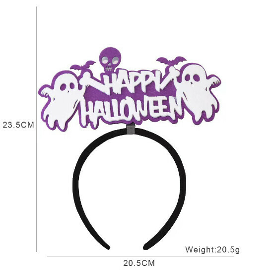Halloween Headband Party Supplies Headband Headwear Decoration (T Style)