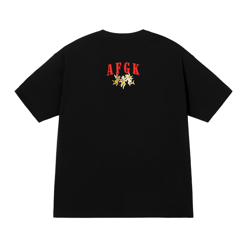 AFGK 惡搞MTV美式刺繡 短T A FEW GOOD KIDS