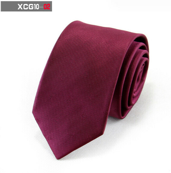 Popular polyester silk pattern casual tie (XCG10-02)