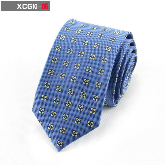 Popular polyester silk pattern casual tie (XCG10-05)