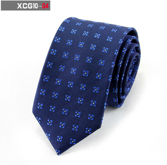 Popular polyester silk pattern casual tie (XCG10-04)