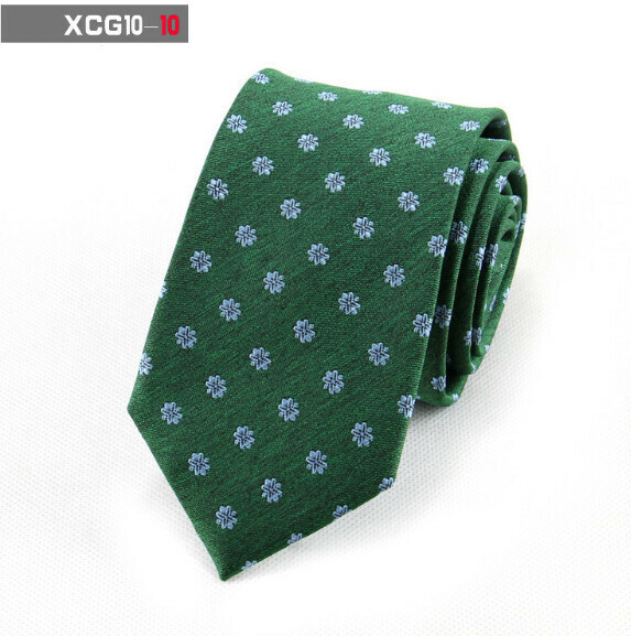 Popular polyester silk pattern casual tie (XCG10-10)