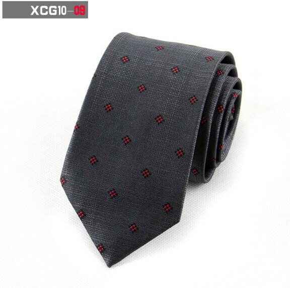 Popular polyester silk pattern casual tie (XCG10-09)