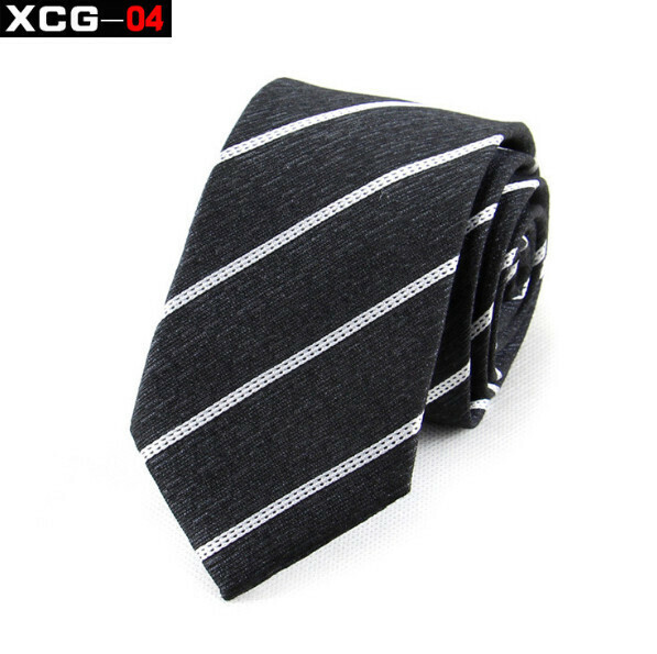 Popular diagonal striped polyester tie (XCG-04)