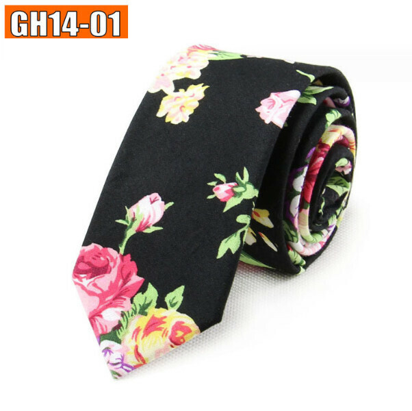 Popular patterned cotton tie (GH14-01)