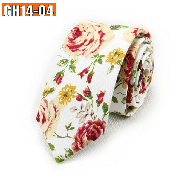 Popular patterned cotton tie (GH14-04)