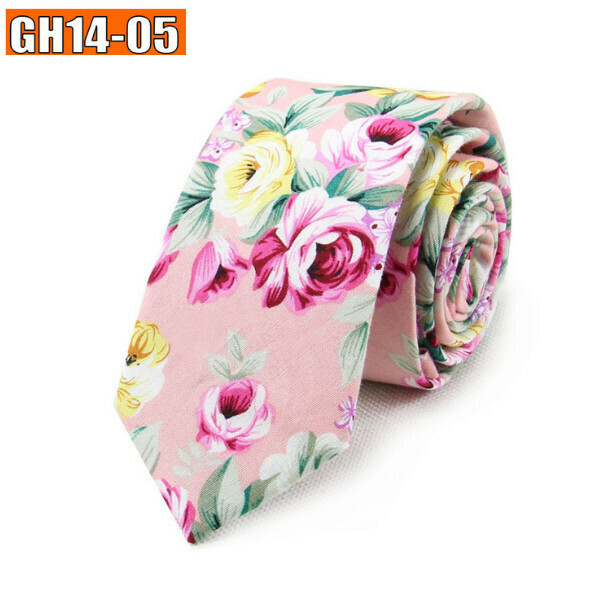 Popular patterned cotton tie (GH14-05)