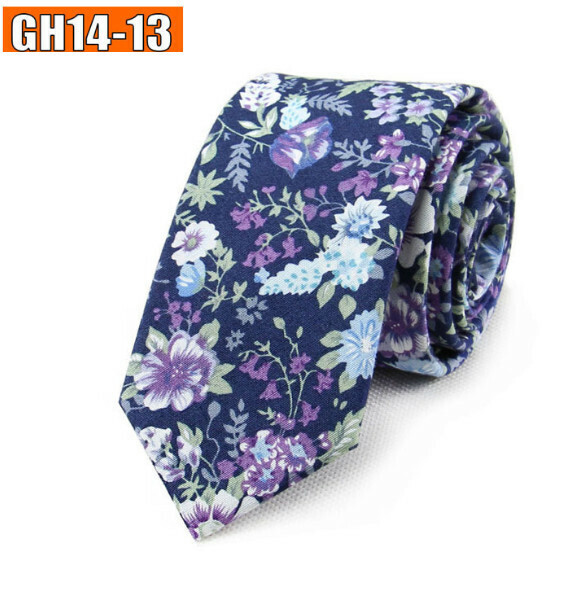 Popular patterned cotton tie (GH14-13)