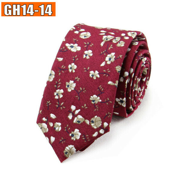 Popular patterned cotton tie (GH14-14)