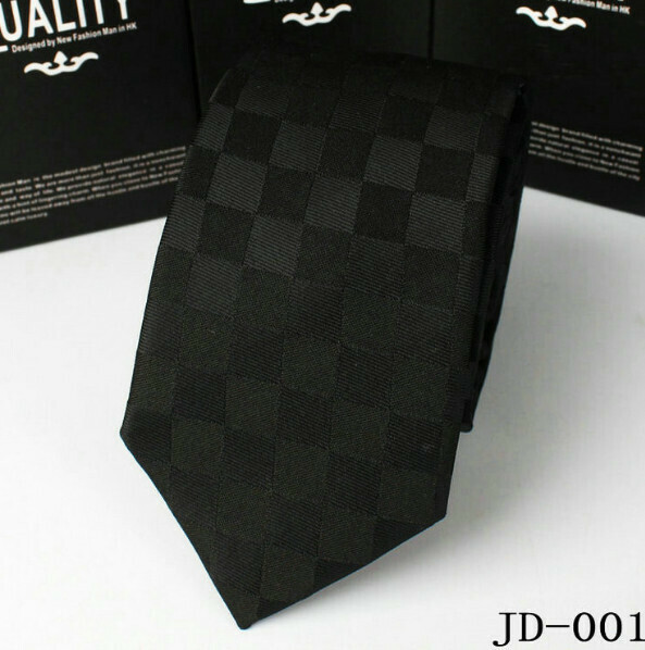 Popular polyester silk narrow tie (JD-001)