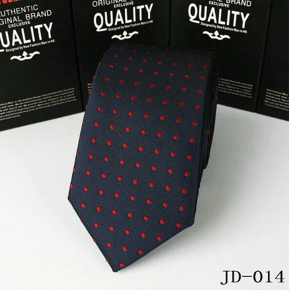 Popular polyester silk narrow tie (JD-014)