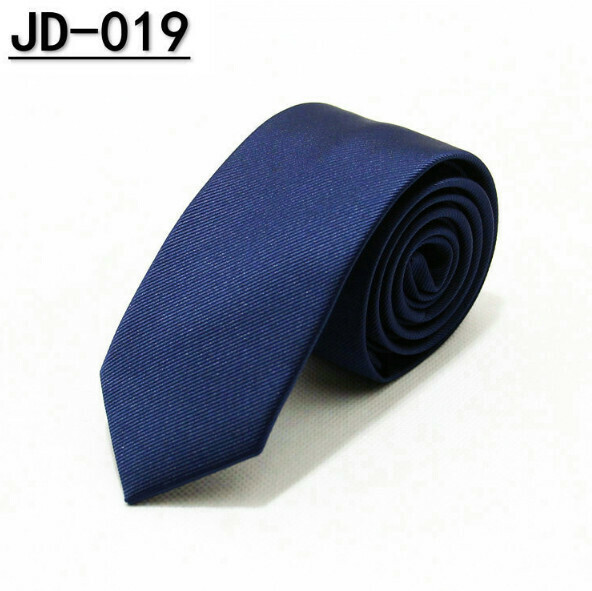 Popular polyester silk narrow tie (JD-019)