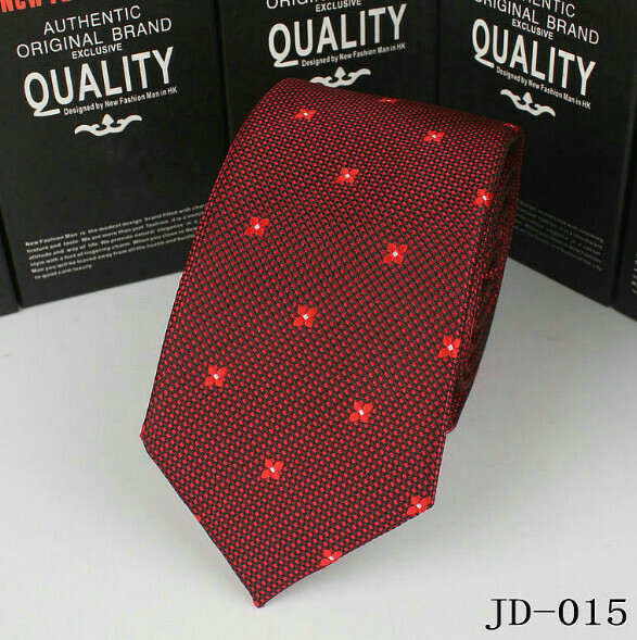 Popular polyester silk narrow tie (JD-015)