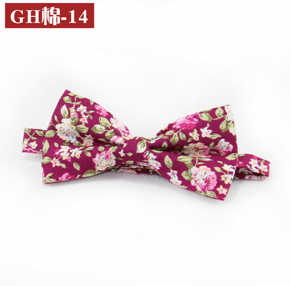 Popular retro patterned bow tie (GH cotton-14)