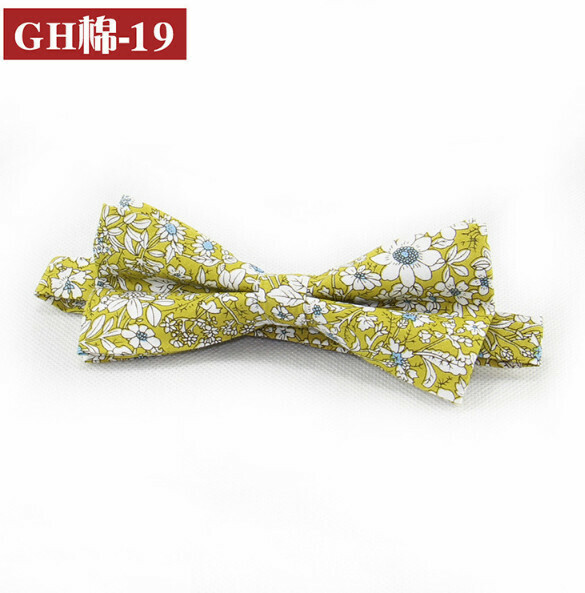 Popular retro patterned bow tie (GH cotton-19)