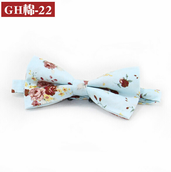 Popular retro patterned bow tie (GH cotton-22)