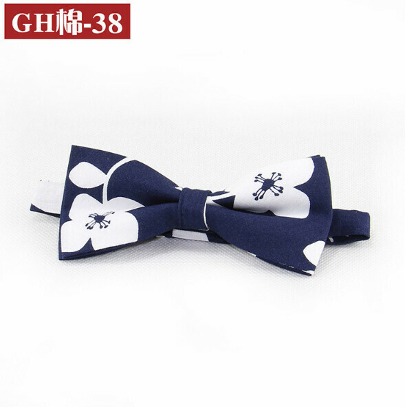 Popular retro patterned bow tie (GH cotton-38)
