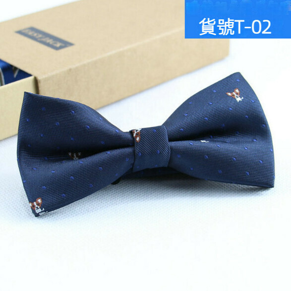 New style jacquard embroidered casual bow tie (item number T-02)