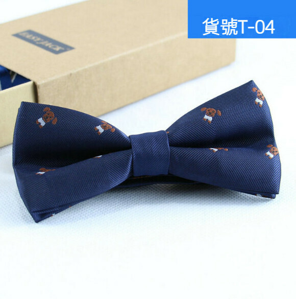 New style jacquard embroidered casual bow tie (item number T-04)