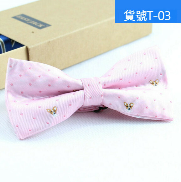 New style jacquard embroidered casual bow tie (item number T-03)