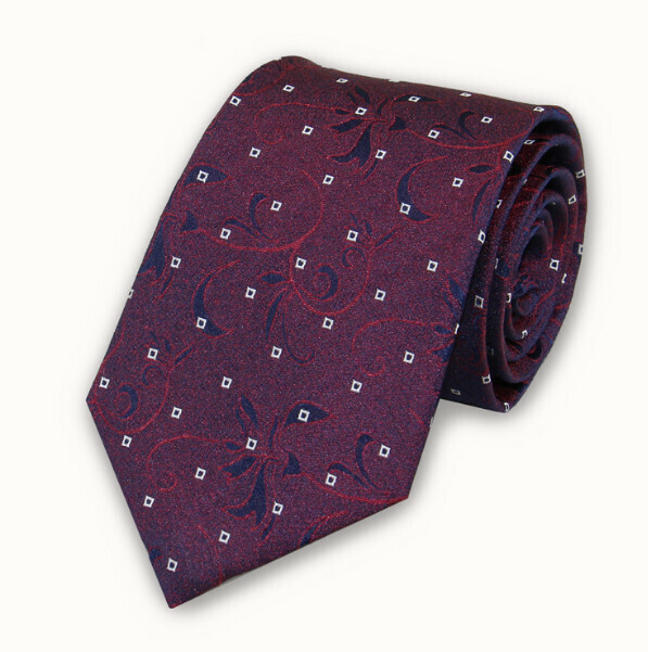 New embroidered mulberry silk tie (8cm silk style-07)