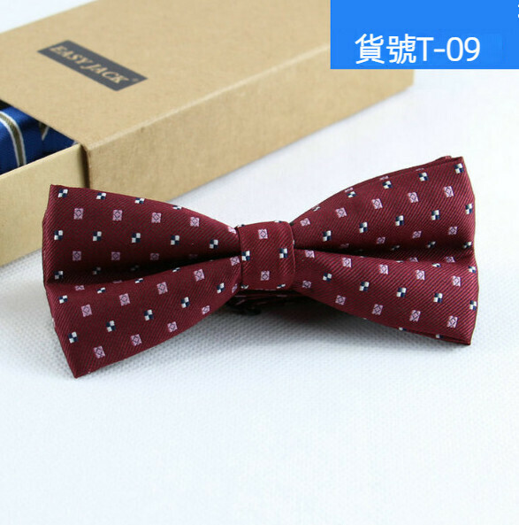 New style jacquard embroidered casual bow tie (item number T-09)