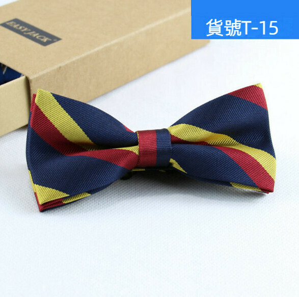 New style jacquard embroidered casual bow tie (item number T-15)