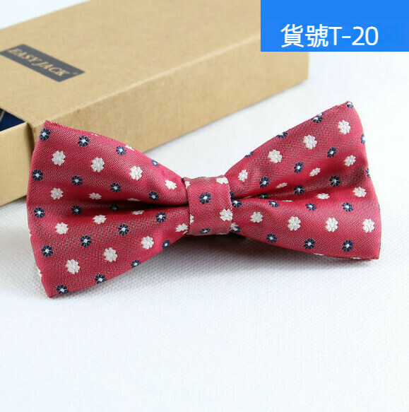 New style jacquard embroidered casual bow tie (item number T-20)