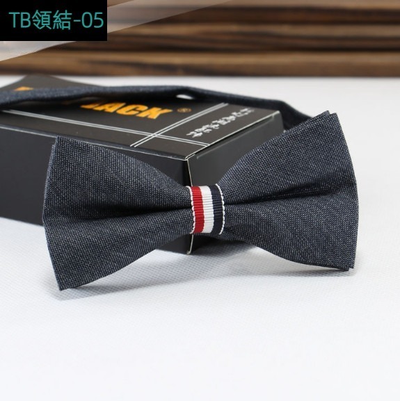 New three-color striped bow tie (TB bow tie-05)