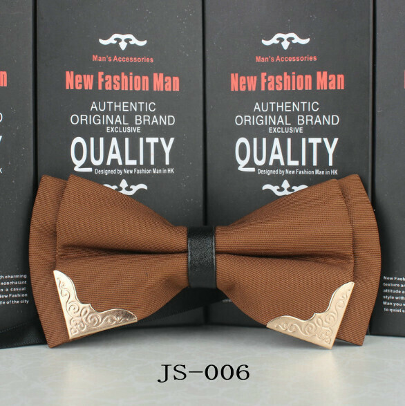 New metal sheet casual fashion bow tie (JS-006)